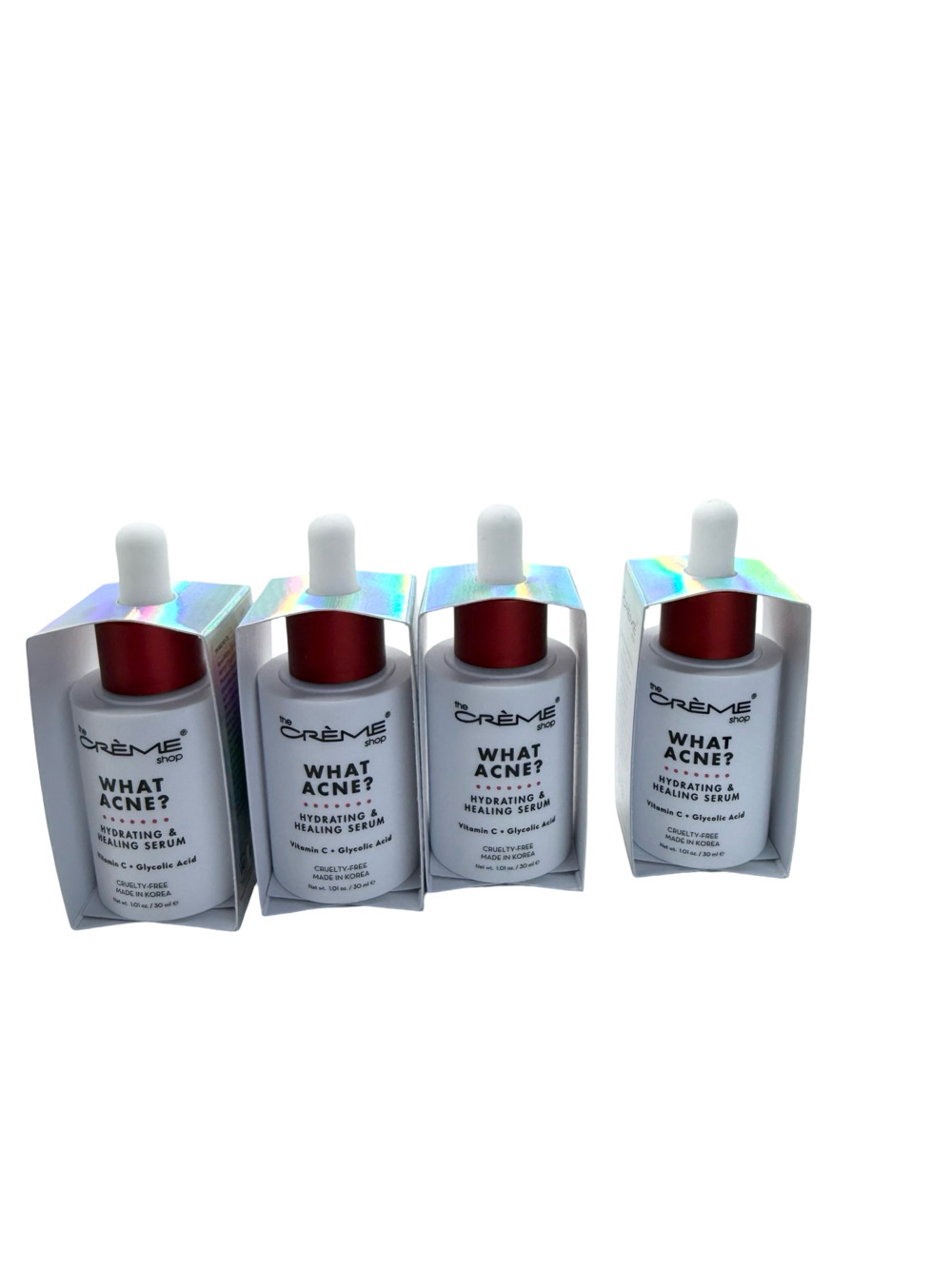 The Crème Shop What Acne? Hydrating & Healing Serum 30ml SET OF 4